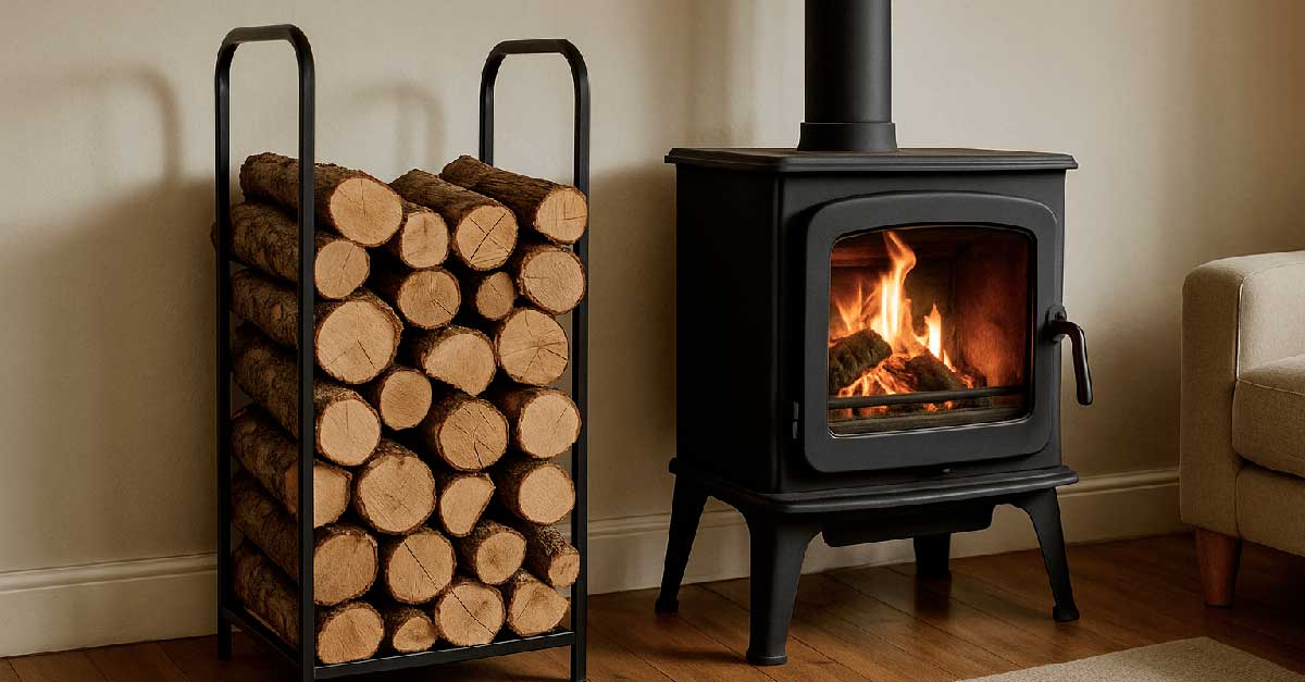 range bûches pour poêle à bois