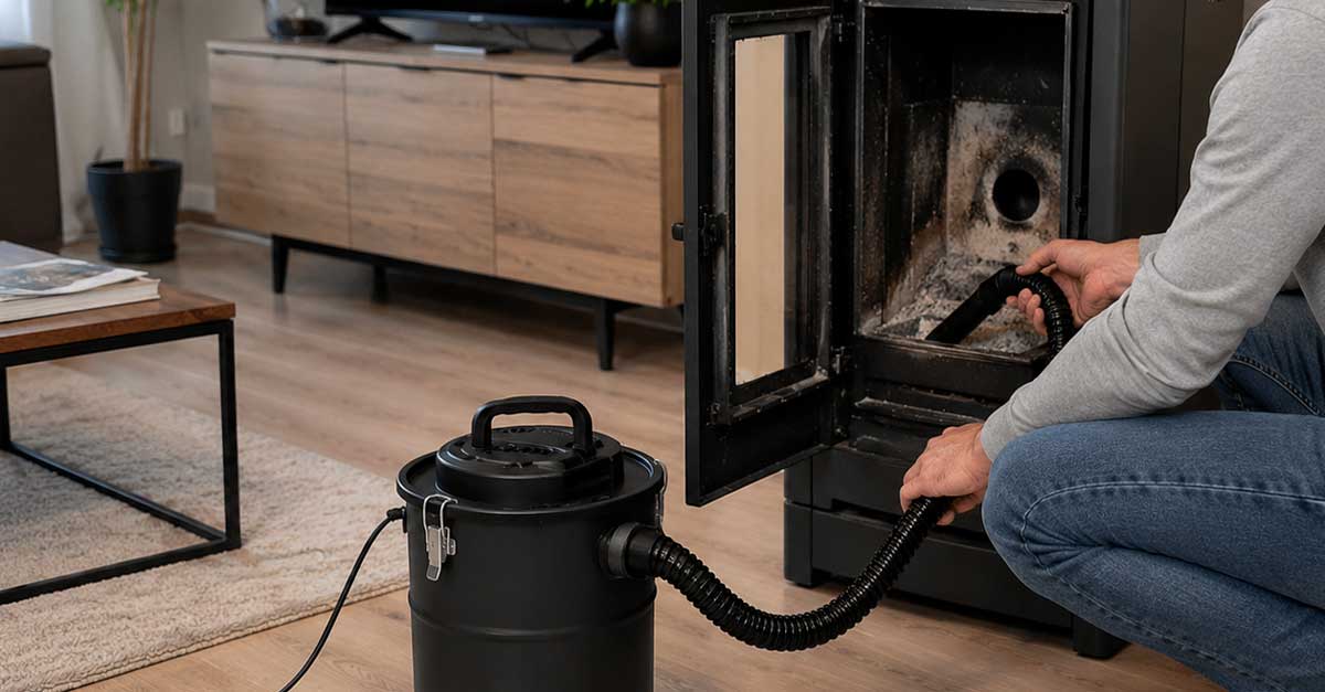 aspirateur à cendre pour poêle à granulés